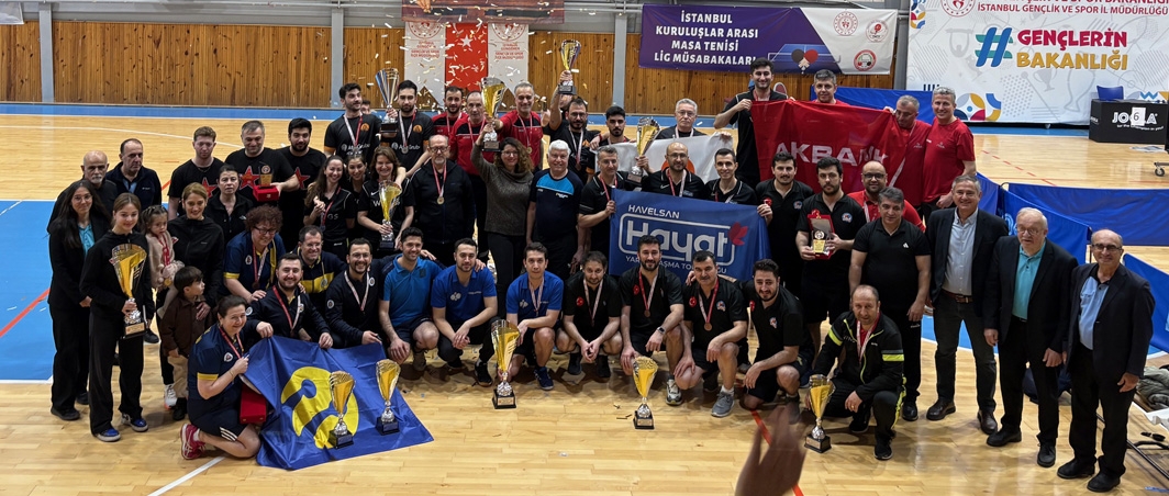 2025-2026 Sezonu İstanbul Kuruluşlar arası Masa Tenisi Lig Müsabakaları Sona Erdi. Süper Lig`de Telas Lastik, Birinci Lig`de Ford Otosan, Kadınlar Ligi`nde THY Şampiyon Oldular.